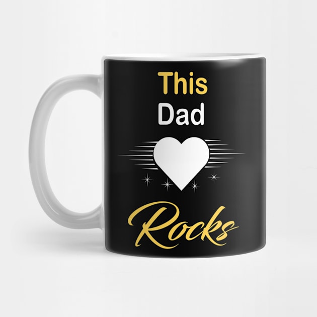 This Dad Rocks fathers day by Bite